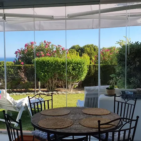 Modern 2 Bed Garden With Seaview In Beautiful Miraflores Jardin C La Cala De Mijas